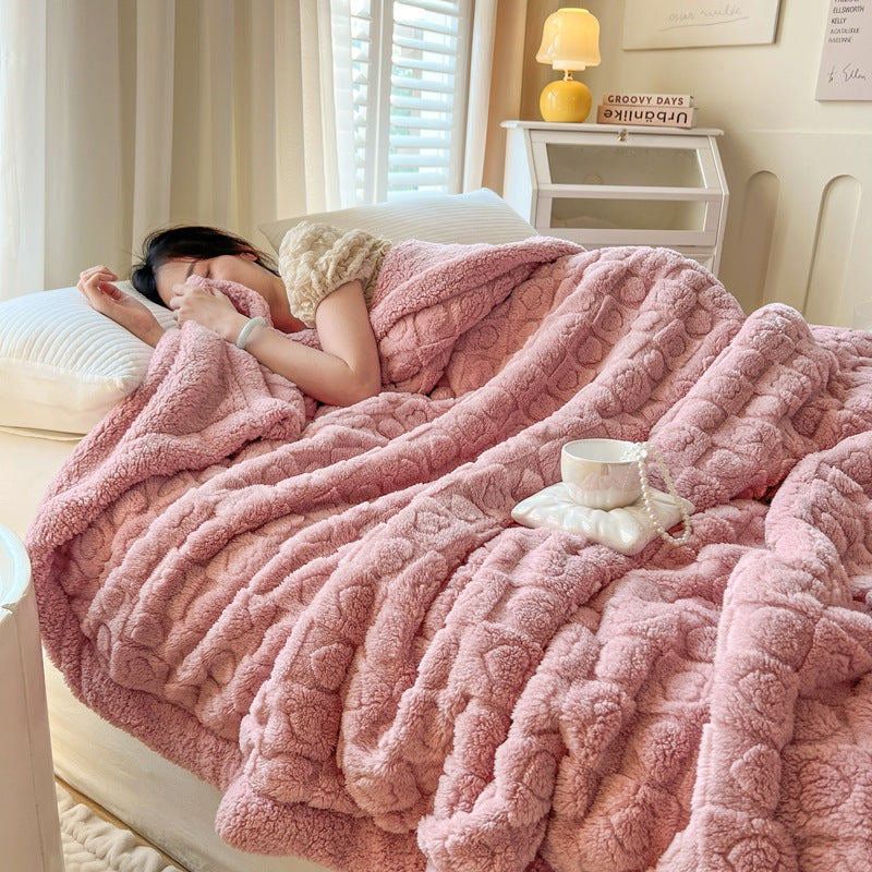 CozyCloud™ Textured Fleece Blanket