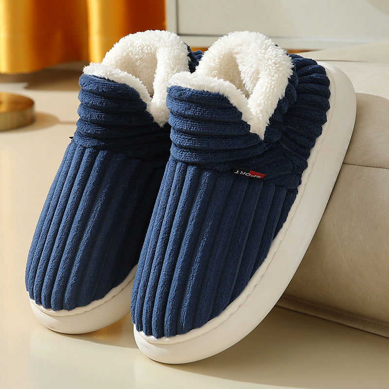 CozyCloud™ Plush Winter Slides