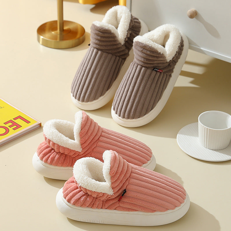 CozyCloud™ Plush Winter Slides