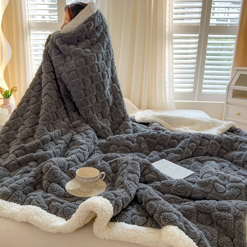 CozyCloud™ Textured Fleece Blanket
