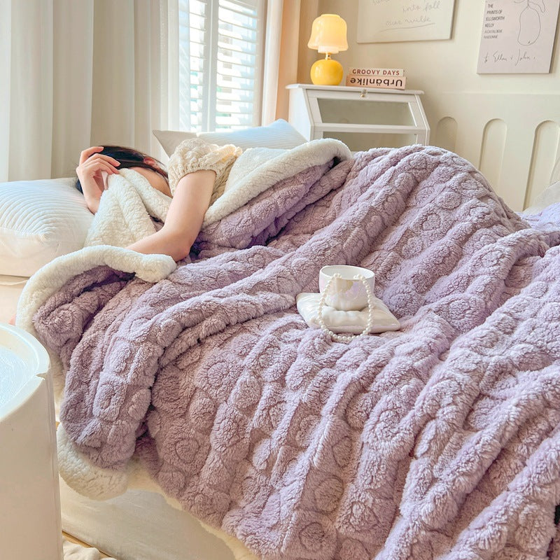 CozyCloud™ Textured Fleece Blanket