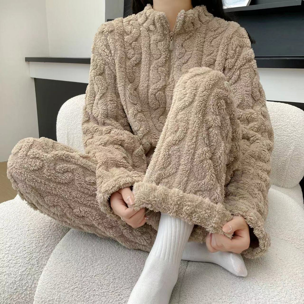 CozyCloud™ Textured Fleece Pajama Set