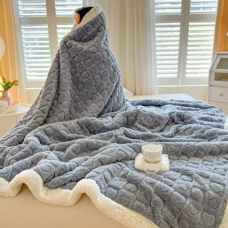 CozyCloud™ Textured Fleece Blanket