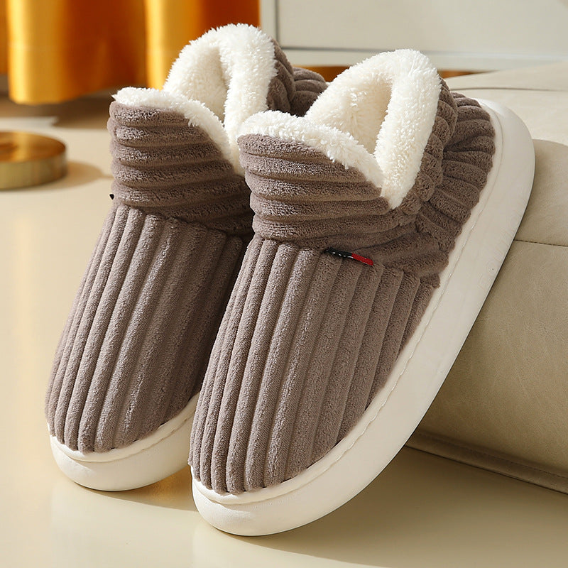 CozyCloud™ Plush Winter Slides